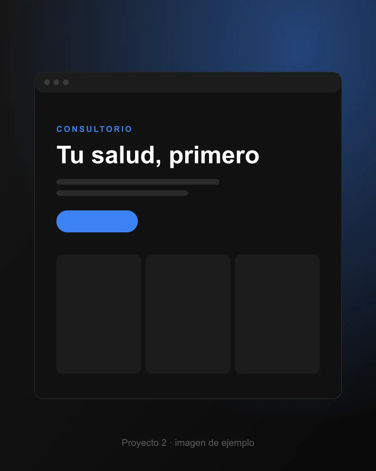 Página web de ejemplo para consultorio